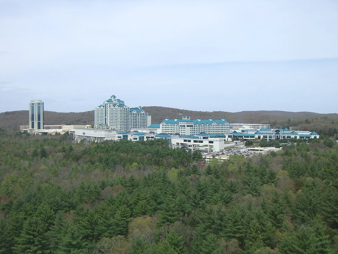 The large Foxwoods resort complex in Connecticut